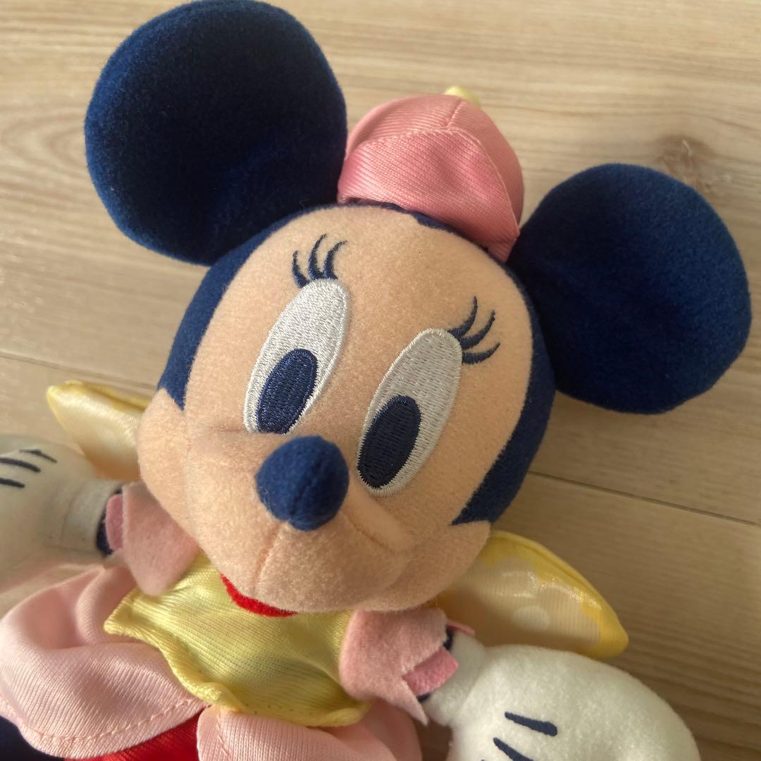 ディズニー　SEGA ミッキー ミニー　ぬいぐるみ　平成レトロ　非売品　蝶　希少