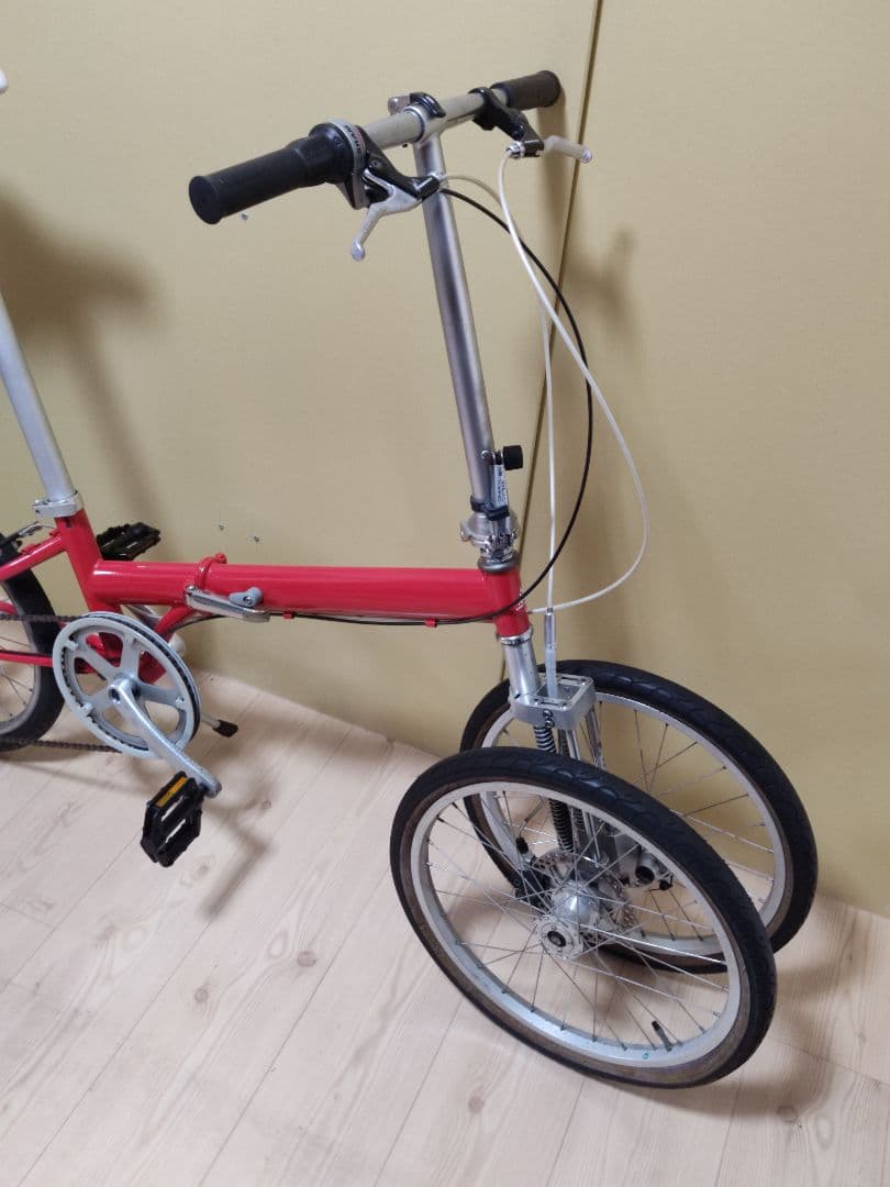 全国送料無料　三輪自転車　折りたたみ　DAHON風　輪行