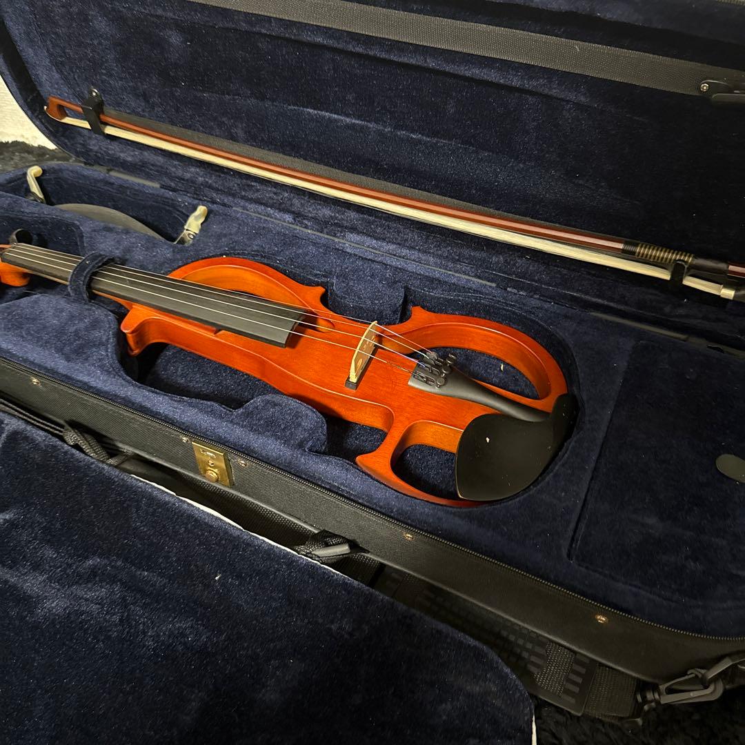 VALENTE EVN-37 エレキバイオリン 弦楽器 ケース 弓付属
