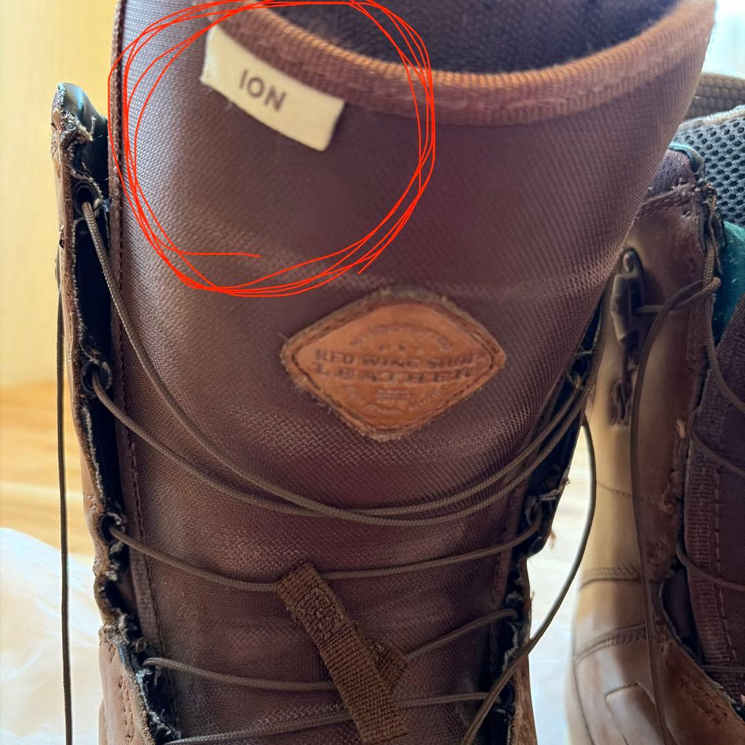 【最高峰・本革】 BURTON ION × RED WING スノーボードブーツ