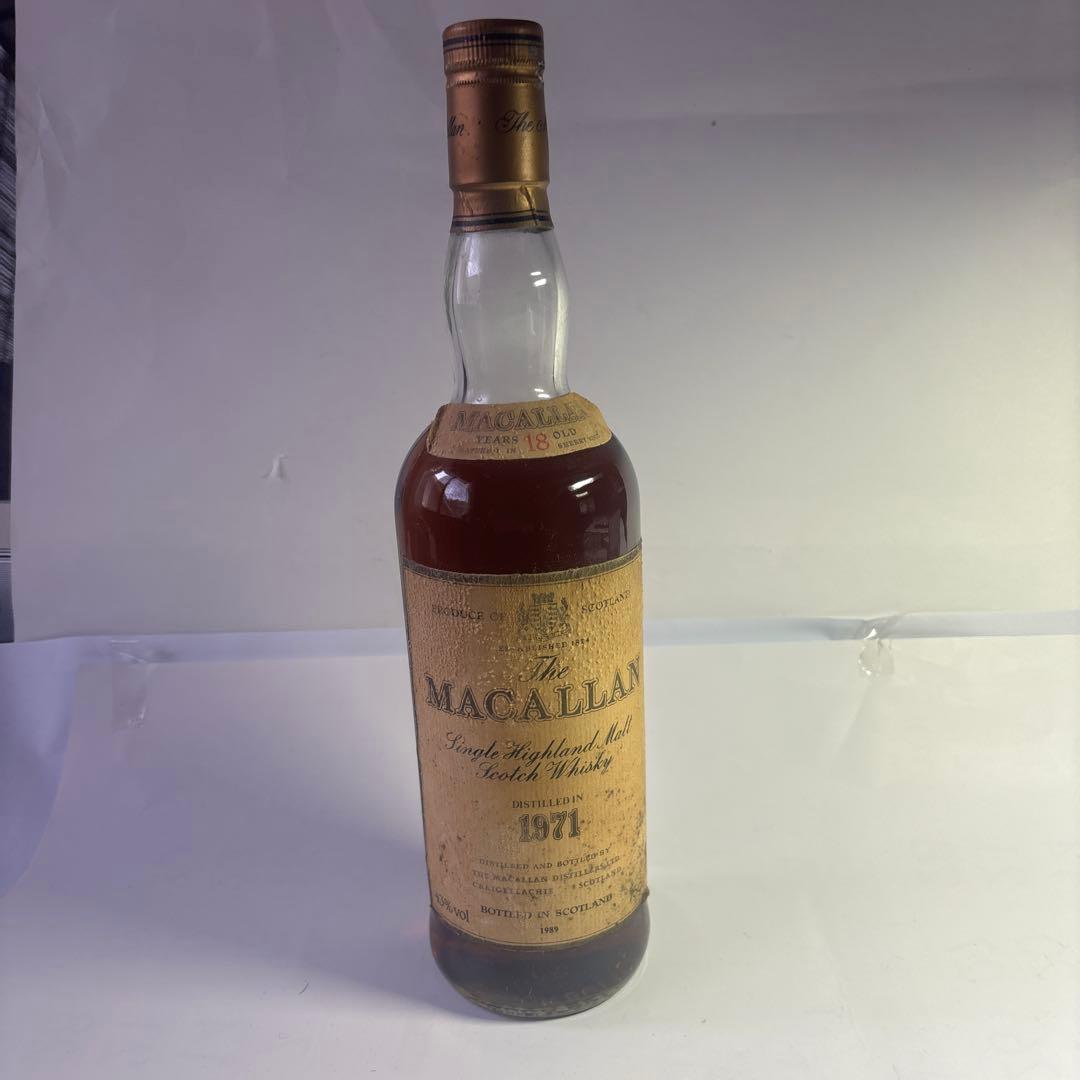 THE MACALLAN 1971 18年シングルモルトウイスキー 未開栓