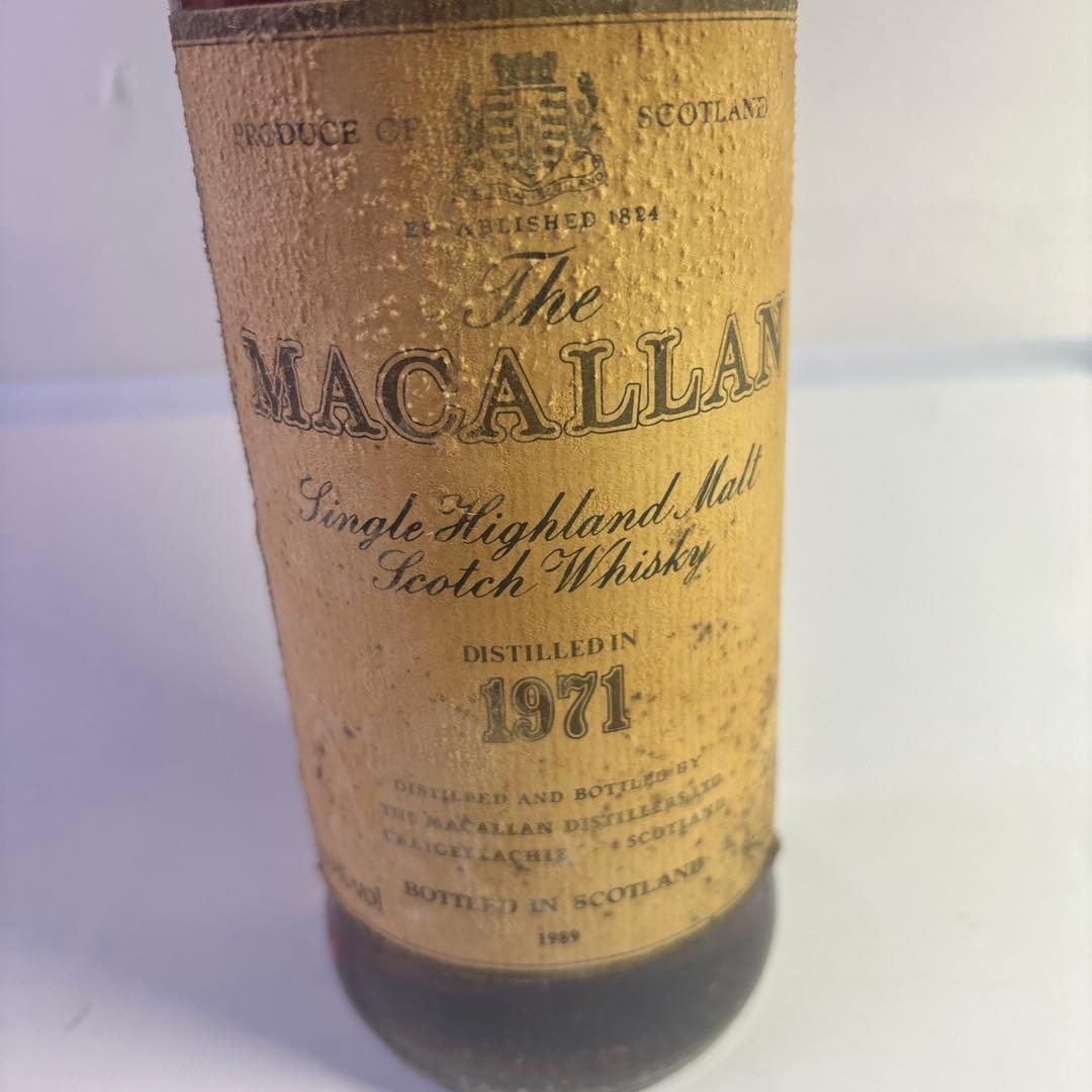 THE MACALLAN 1971 18年シングルモルトウイスキー 未開栓