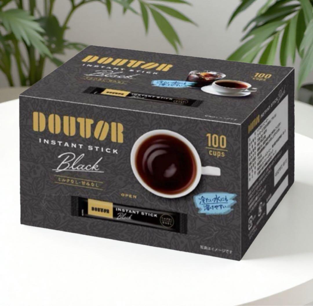 DOUTOR インスタントスティックコーヒー ブラック 4箱