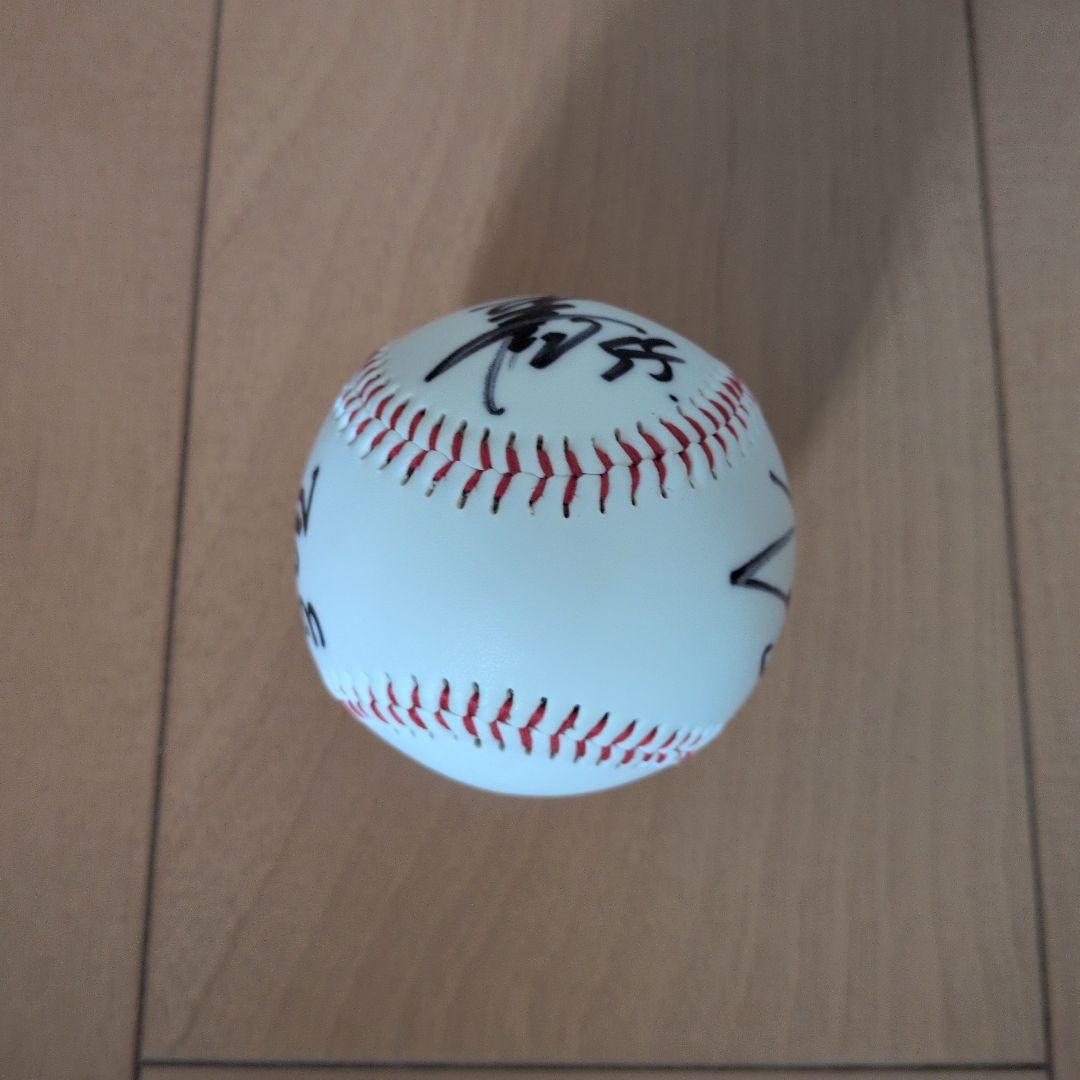 長嶋茂雄　松井秀喜　清原和博　直筆　サイン　野球　ボール 巨人　ジャイアンツ