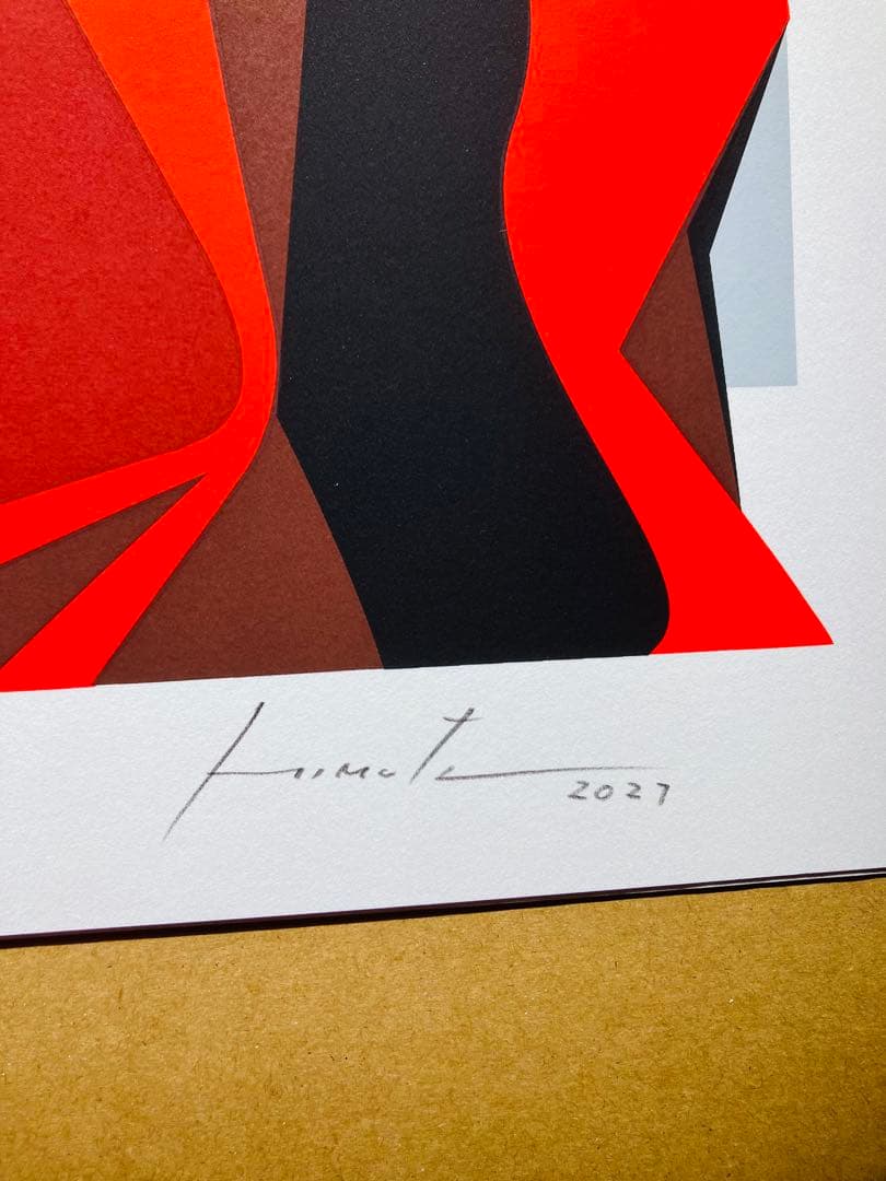 松浦浩之　d/A シルクスクリーン　版画