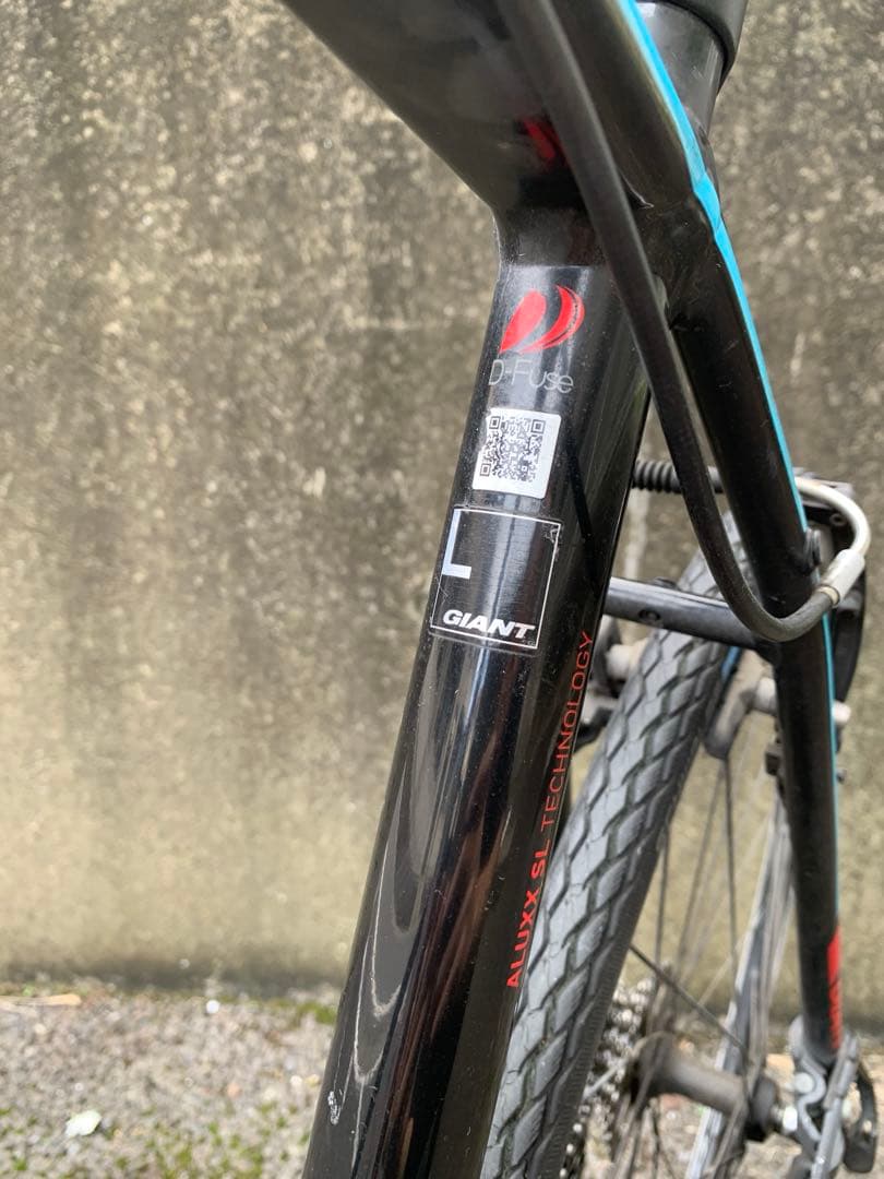 GIANT クロスバイク escape rx Lサイズ ブラック×レッド