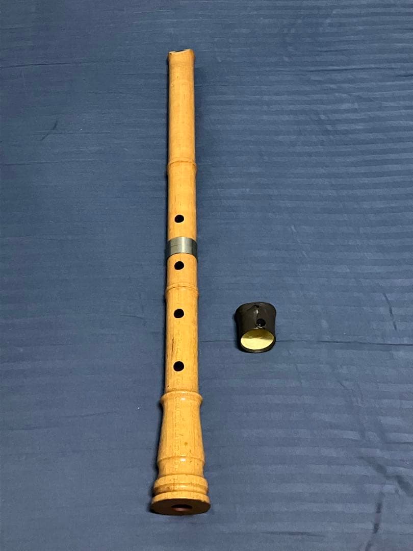 【美品】尺八 竹製 （2尺約60cm・中継ぎタイプ）