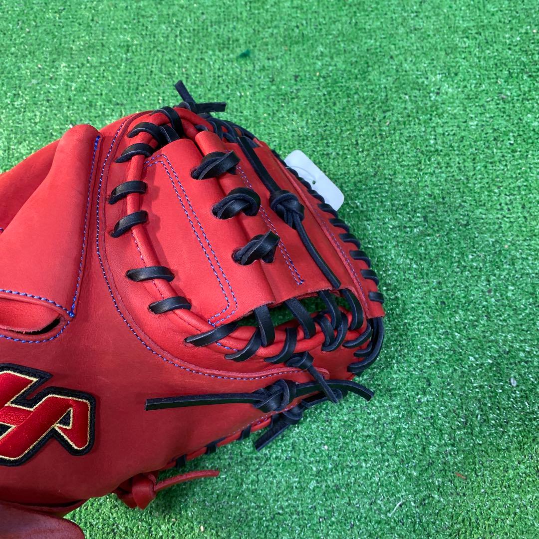 【新品】ハタケヤマ 少年軟式用 キャッチャーミット 右投げ用