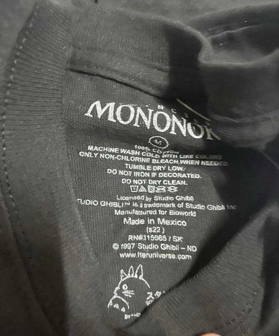 もののけ姫 Tシャツ Mサイズ ブラック