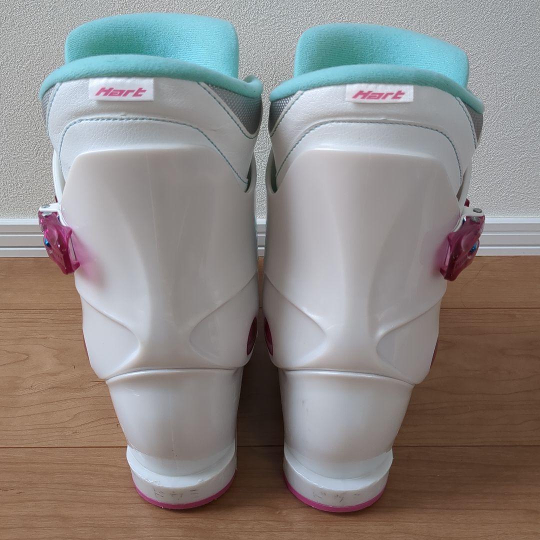 ビンディング付ジュニアスキー・ストック・スキー靴セット