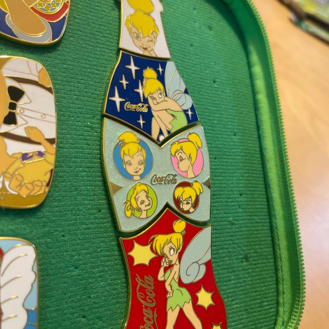 コカ・コーラ ティンカーベルピンズ　4個セット　LE100