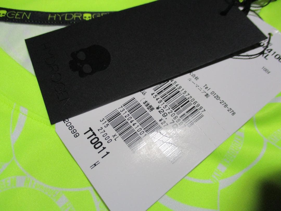 【ハイドロゲン・テニス】オールオーバーＴシャツ★未使用★XL★正規品★送料無料