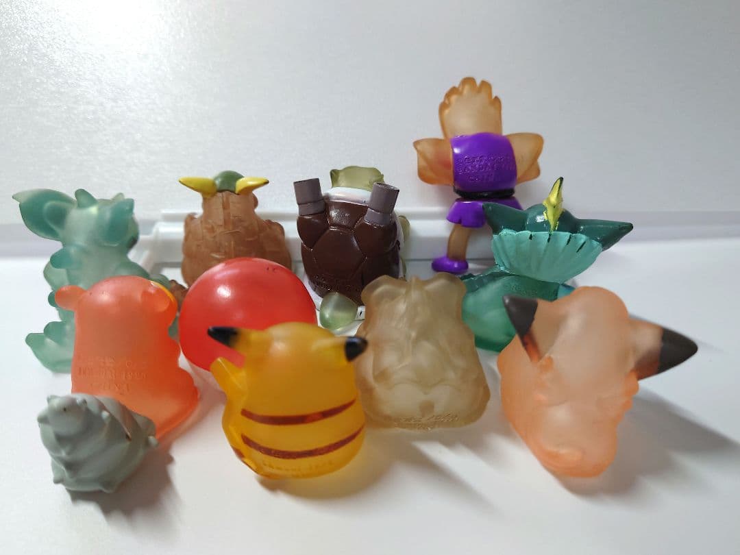 【激レア✨】任天堂1996年製　初期ポケモン　クリアタイプ指人形10体セット