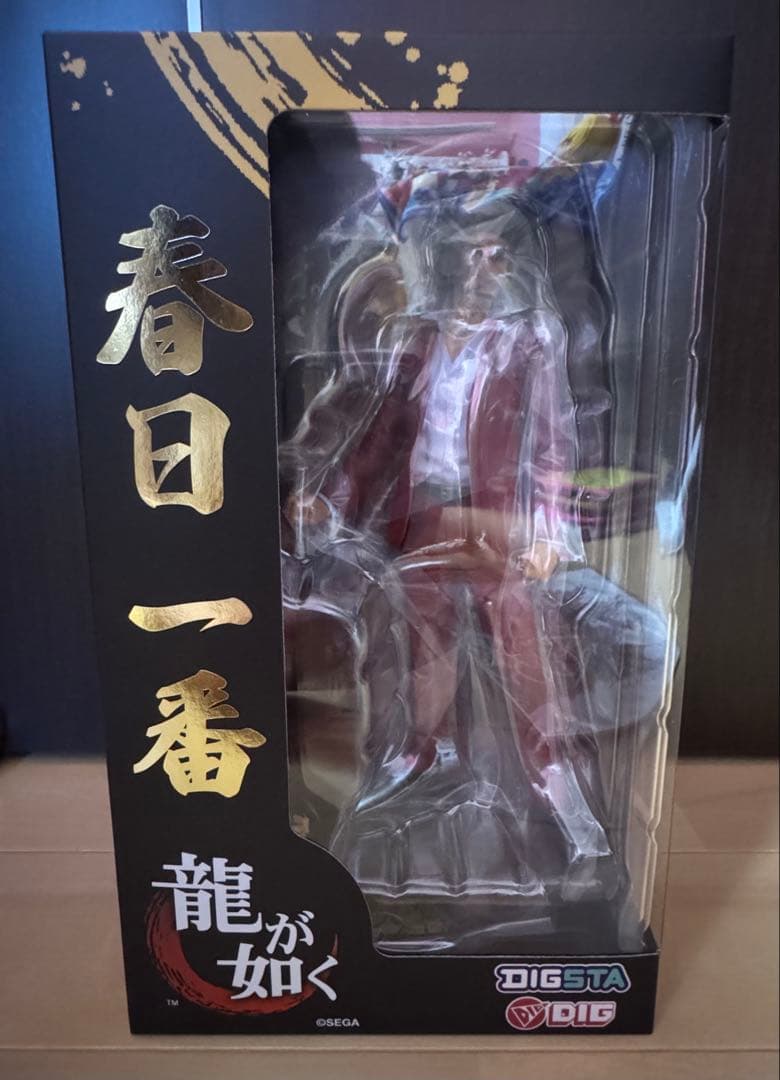 【新品、未開封】龍が如く 春日一番 DIGSTA フィギュア 特典ミニ屏風付