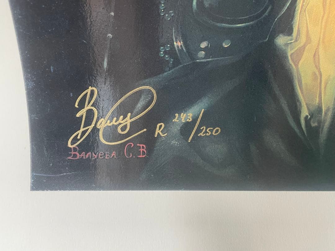 スヴェトラーナ・ヴァリュエヴァ マダムシルクスクリーン サイン入 143/250