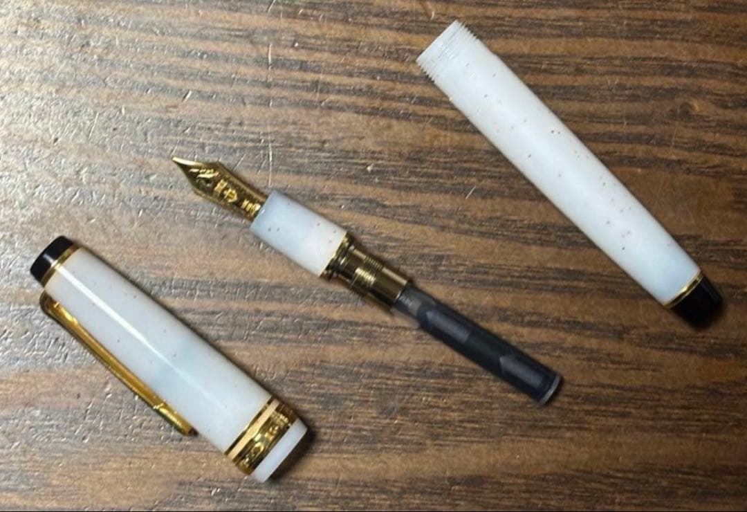 【廃盤品】セーラー万年筆　四季織　雪椿　MF中細字