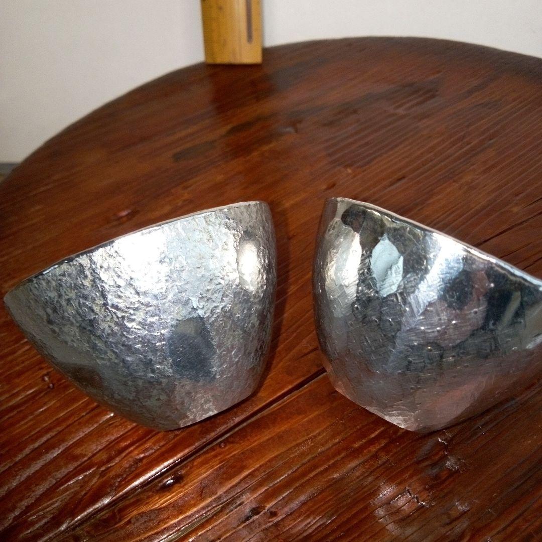 酒器　鶴岡鉦次郎　錫ちろり　ぐい呑