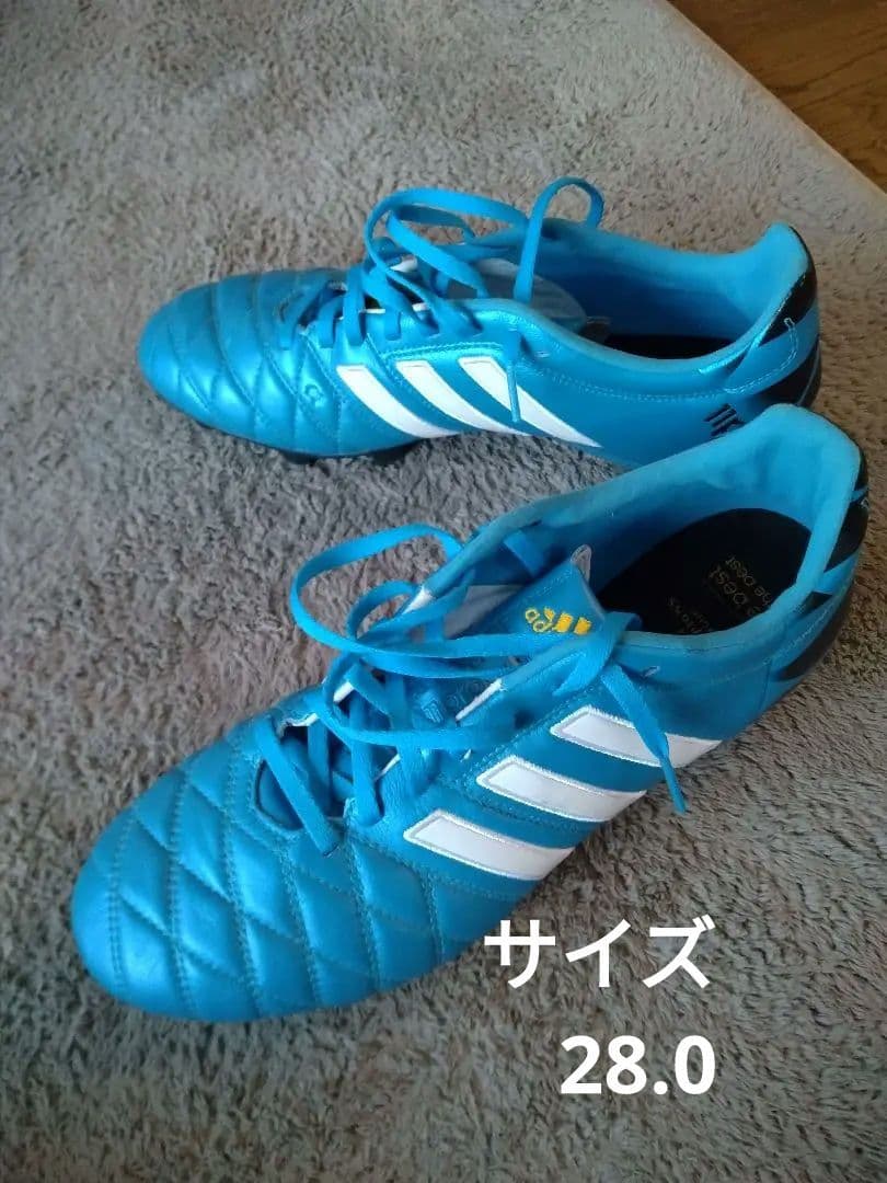 アディダス　サッカースパイク　パティーク11プロ　28cm　　美品　取替式