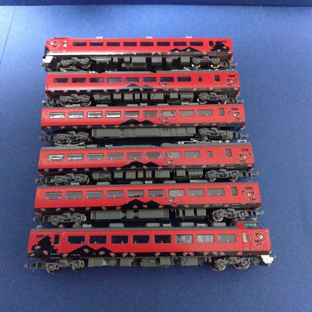 美品マイクロエース A2886　485系特急あいづ あかべぇ塗装セット　Nゲージ