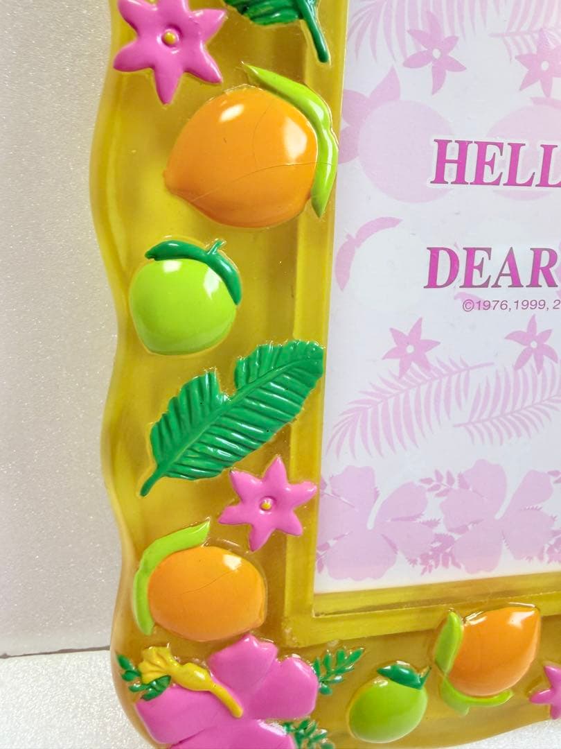 キティ ハイビスカス トロピカル フルーツ フォトフレーム 2001年 サンリオ