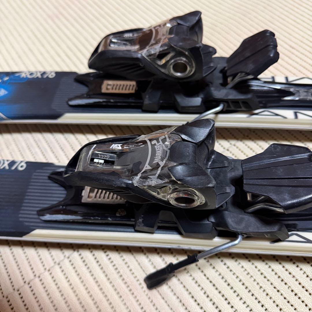 送料無料　K2 AMP ROX76 160cm ＆　マーカー MX 10.0