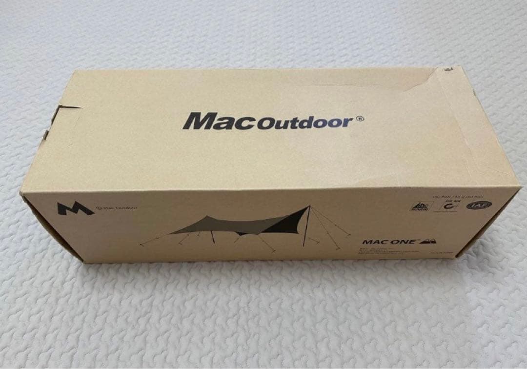 BRUNT GOOD and sin Mac outdoor ブラック　タープ