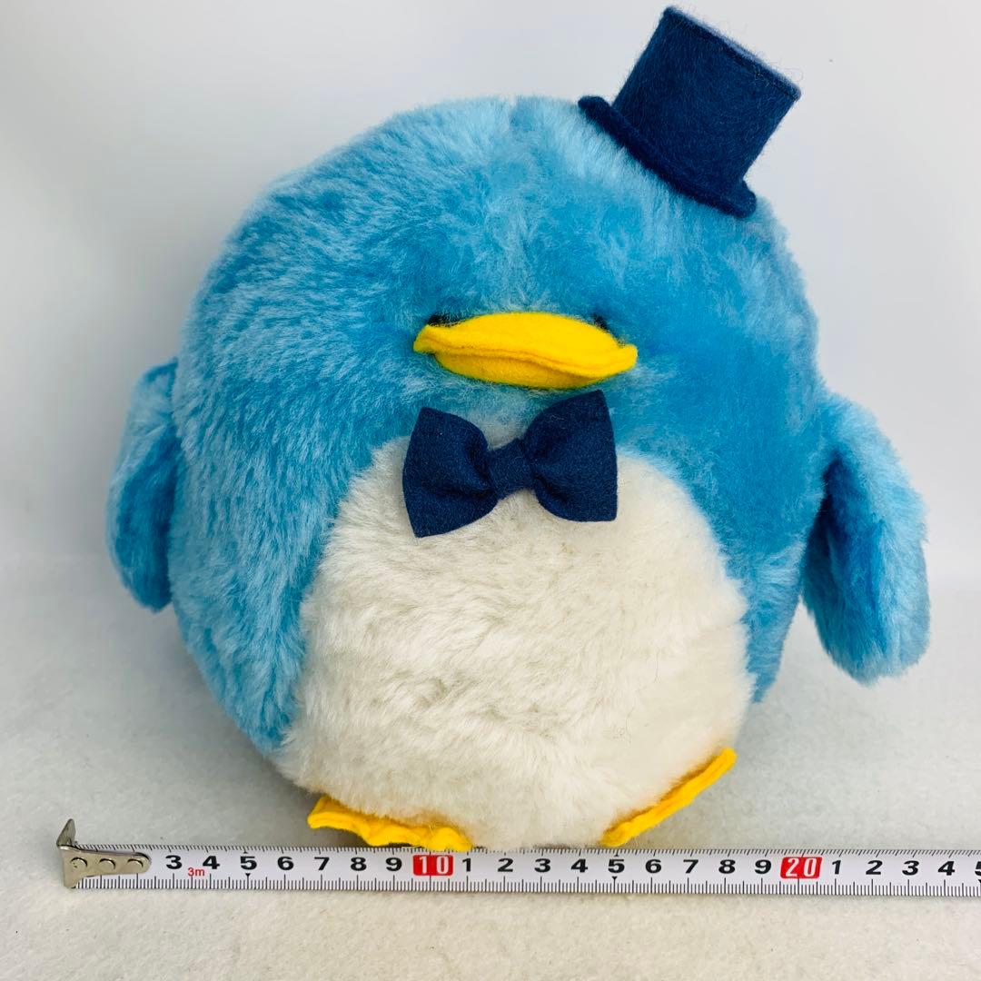日本製　タキシードサム　ぬいぐるみ　レトロ　青　ブルー　サンリオ