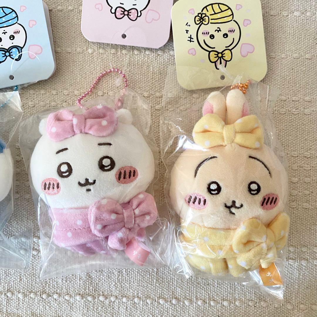 ちいかわ ハチワレ うさぎ おくるみ ３個セット マスコット キーホルダー