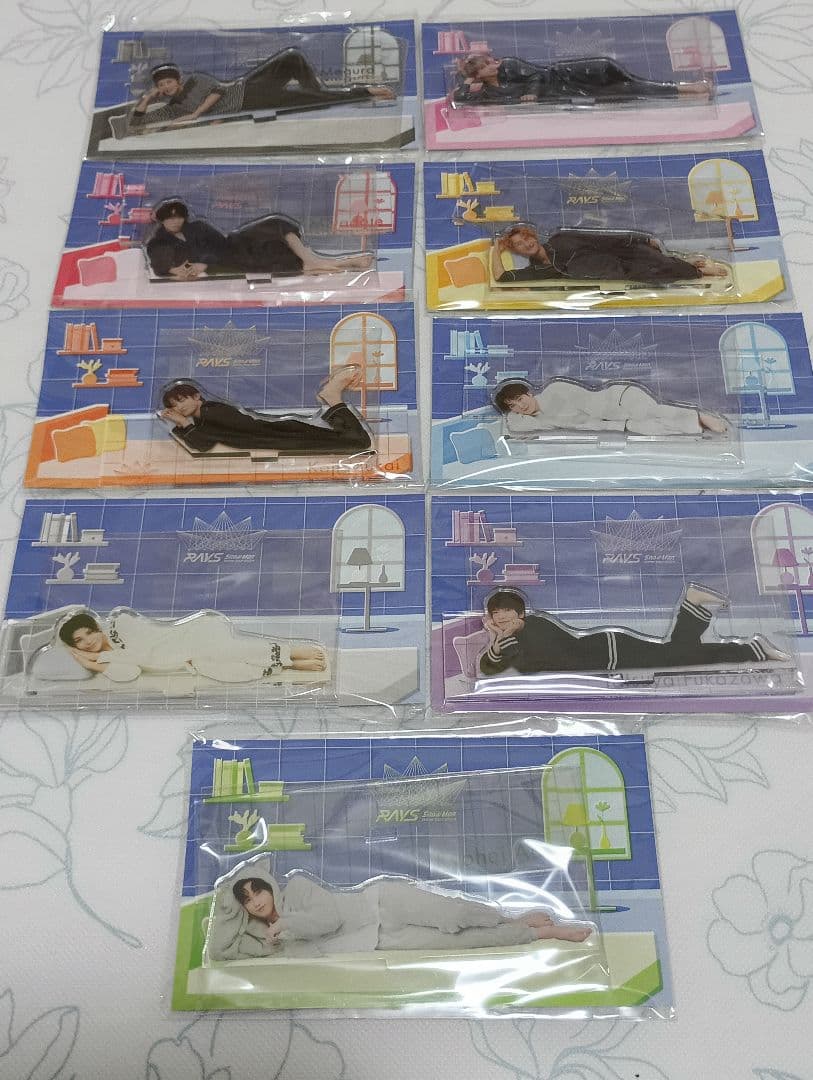 【レア・新品・未開封】 Man RAYS パジャマアクスタ 9個 セット