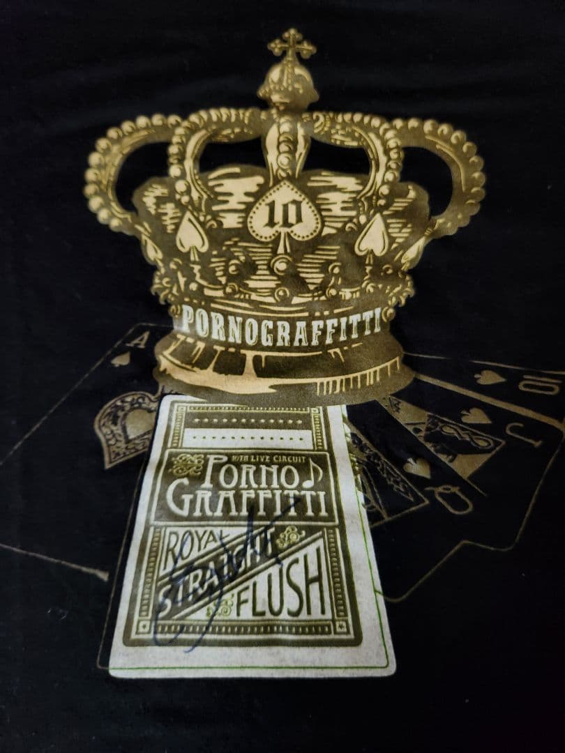 【直筆サイン入り】ポルノグラフィティLIVE Tシャツ 黒