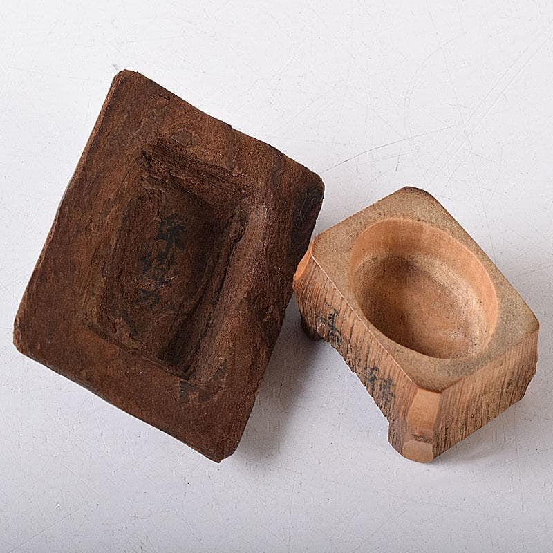 茶道具　木地寄　竹根　葛屋香合　時代箱　V　R8228