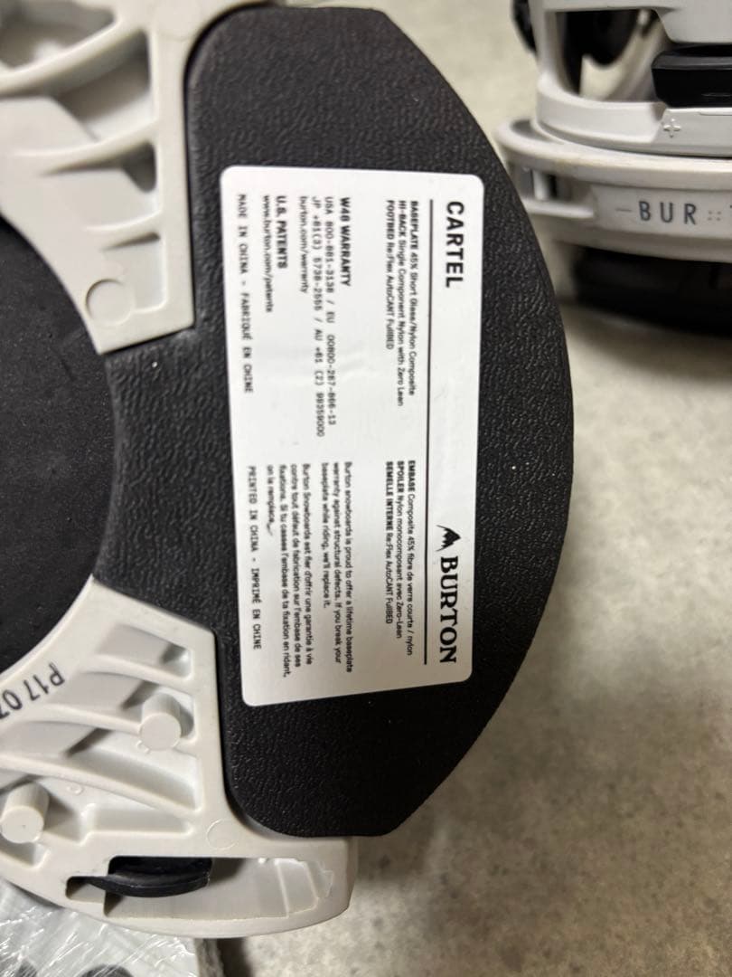 Burton バートン　カーテル　サイズS ビンディング