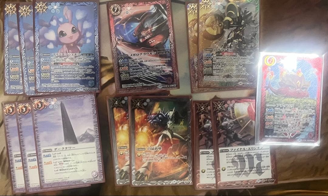 バトスピ　滅龍(デジモンテイマーズ) デッキ＋デッキパーツ