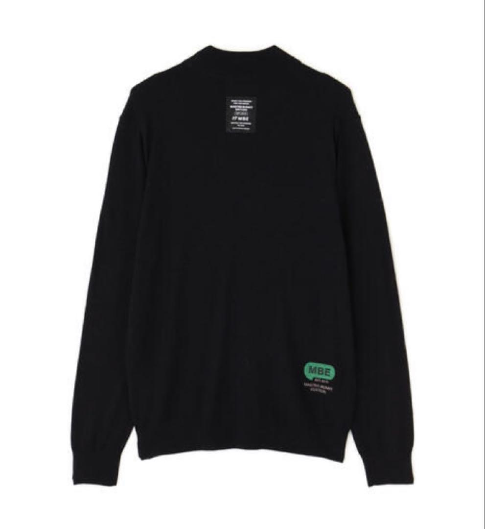 新品 パーリーゲイツ マスターバニー カシミヤ混 タートルネックニット 6LL黒