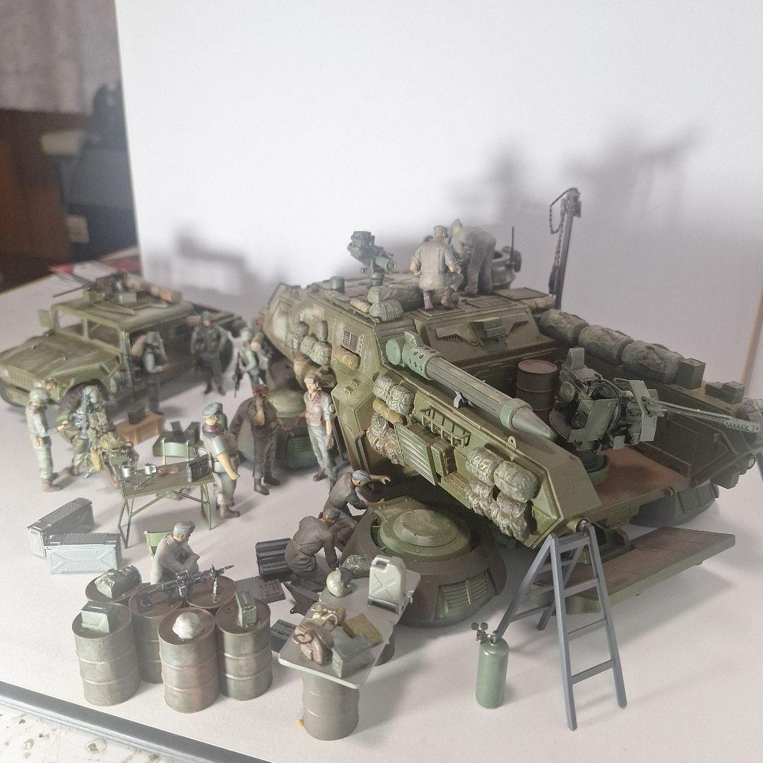 1/35ハードグラフ　タミヤ1/35車両　連邦軍風　歩兵セット