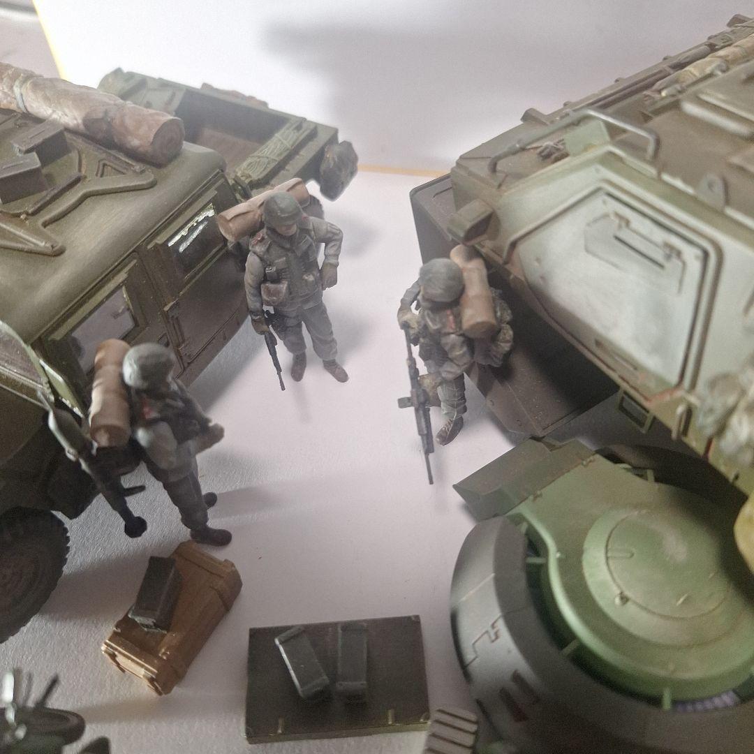 1/35ハードグラフ　タミヤ1/35車両　連邦軍風　歩兵セット