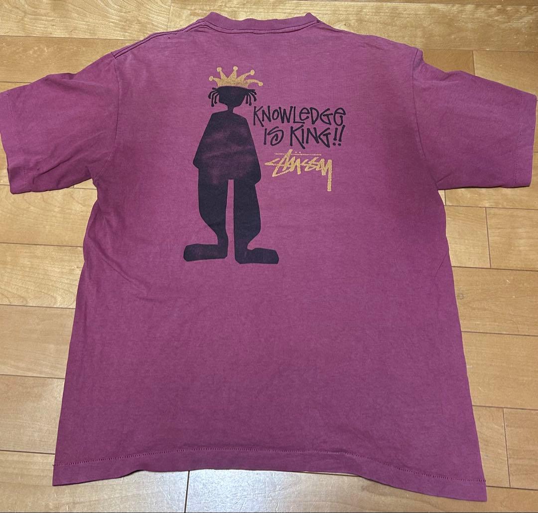 80’s~90’s old stussy Shadow Man黒タグシャドーマン