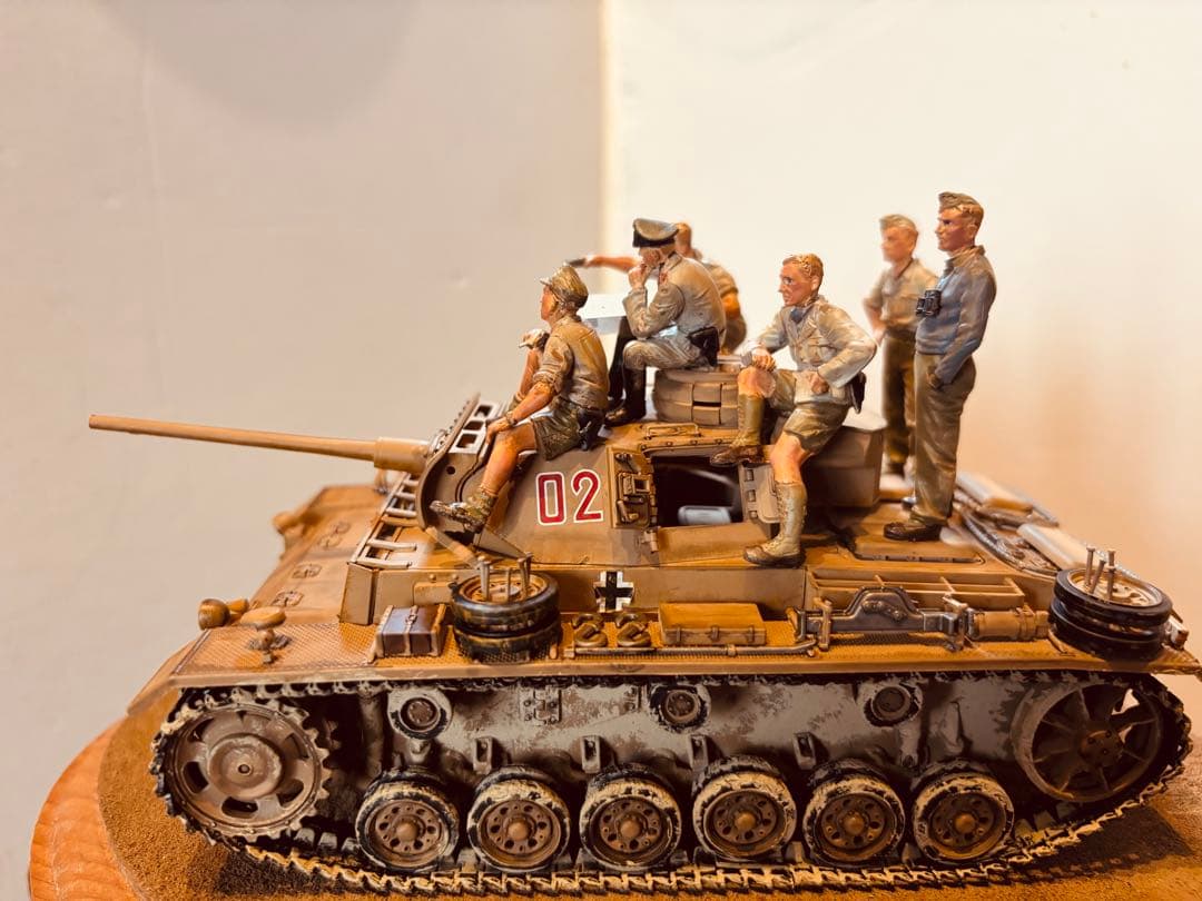 1／35 ドイツアフリカ軍団ロンメル将軍と幕僚達