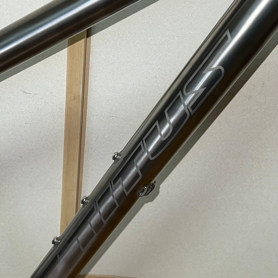 新車外しアメリカTitus El Viajero チタンXCフレームXSサイズ