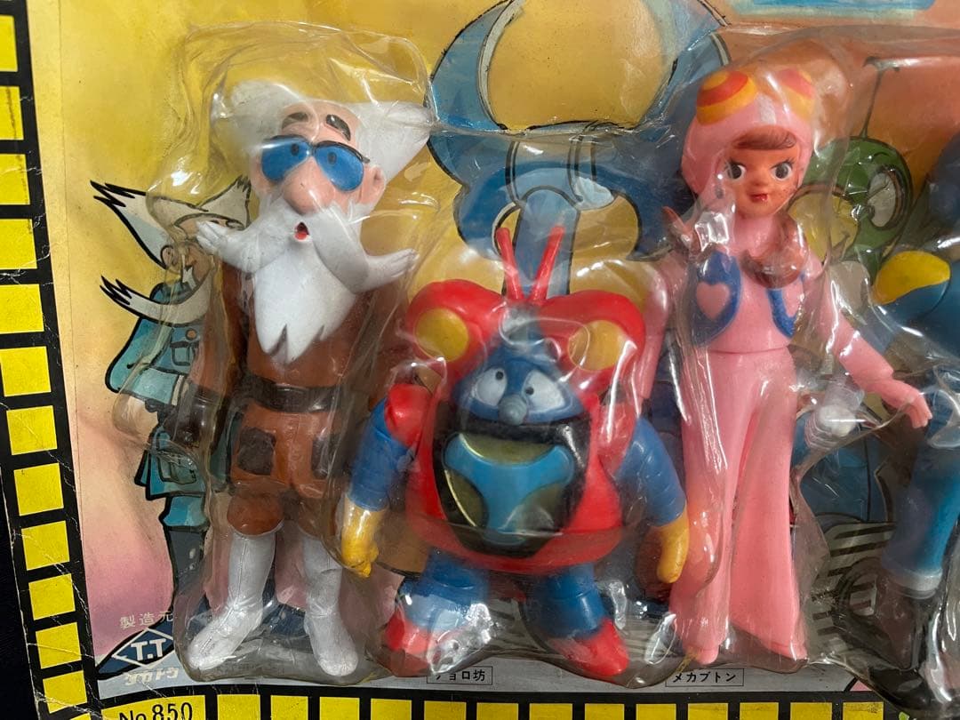 タイムボカン5セット ブルマァク デッドストック未開封新品 超レア物 ソフビ人形