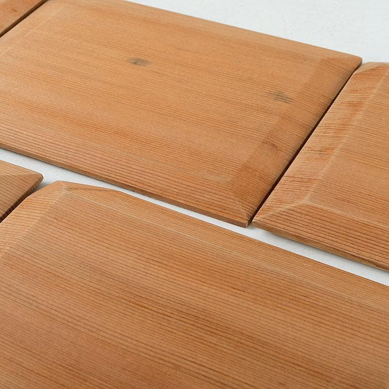 茶道具　桑月作　杉曲木　銘々皿　五客　共箱　V　9521