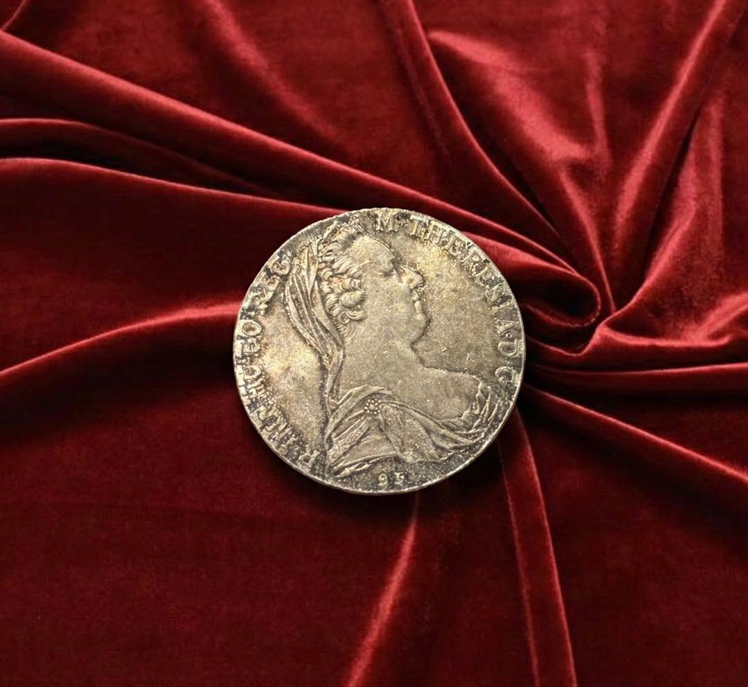 【銀貨】オーストリア マリア・テレジア 1780年 ターラー銀貨 大型銀貨 古銭