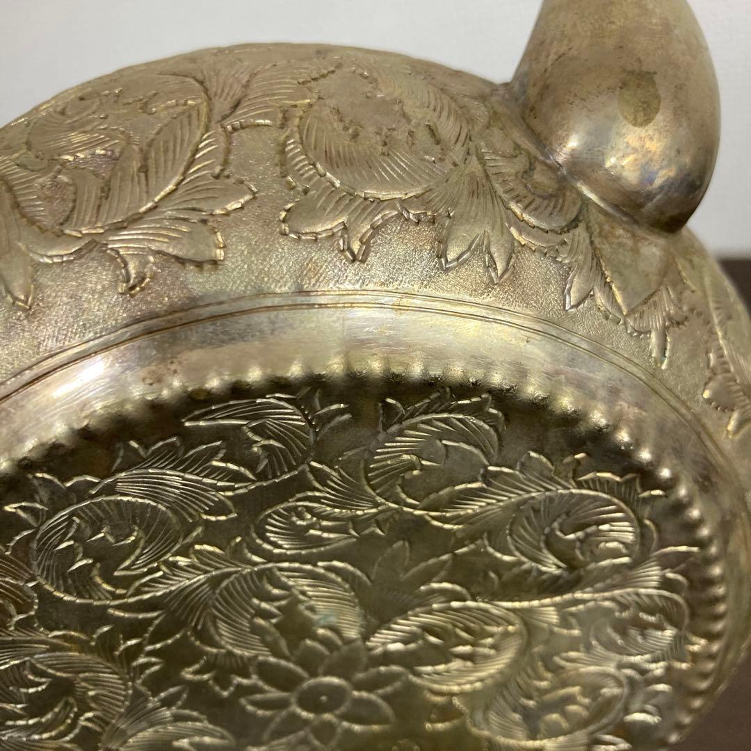 錫製アンティークポット