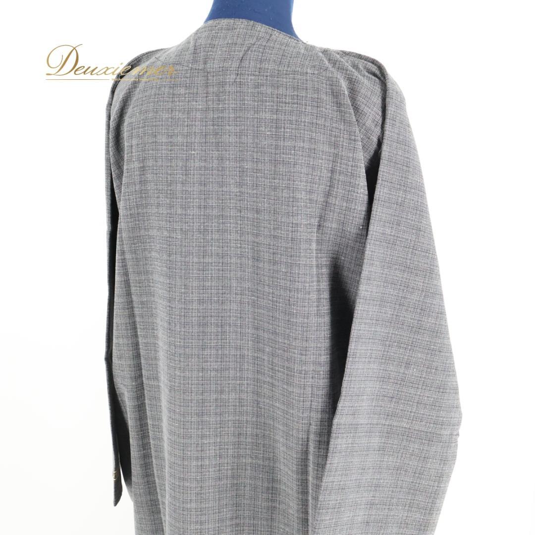 【ベリーダンス用衣装】ダークグレー ガラベーヤ ワンピース ドレス 鼠色 黒 花