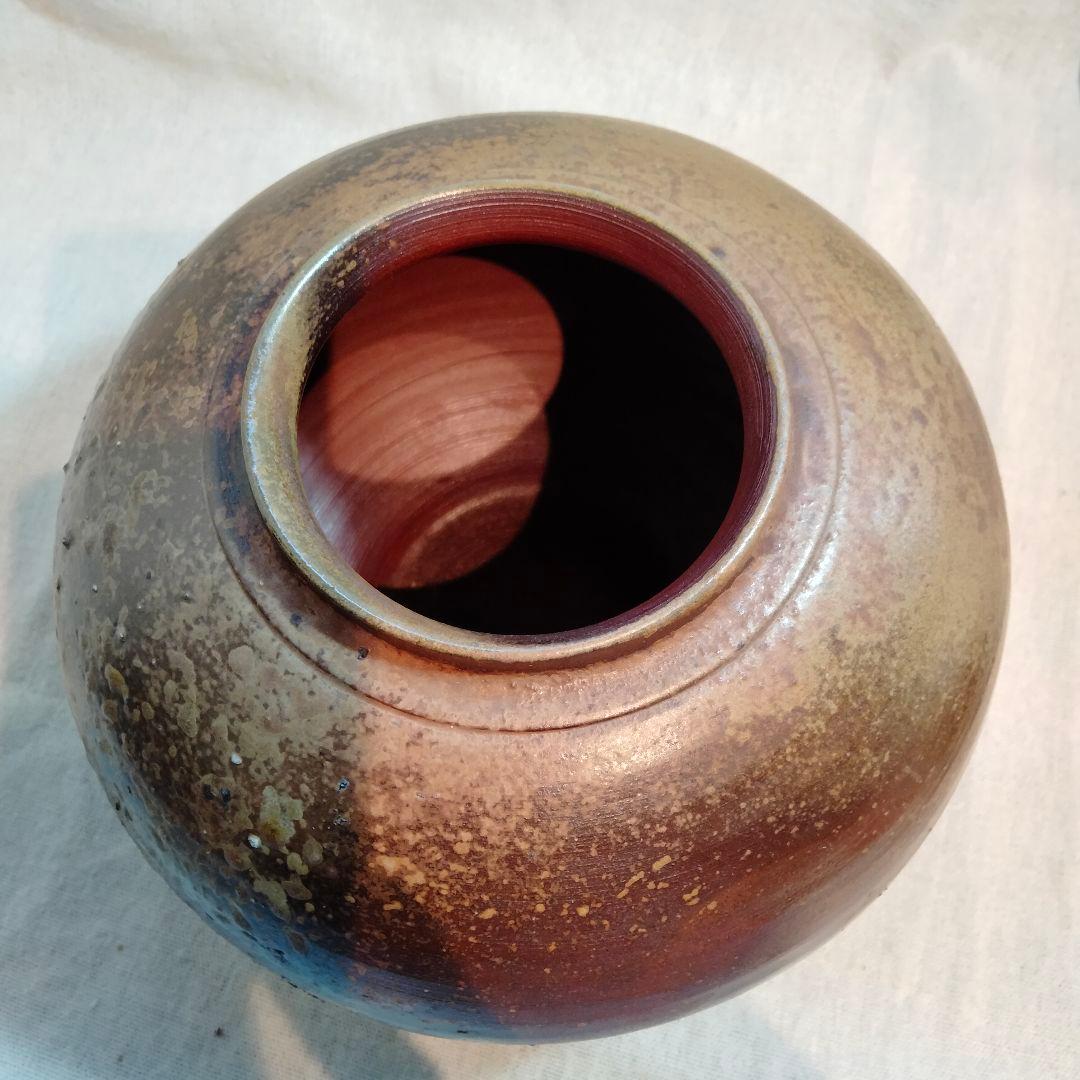 備前焼 丸壺