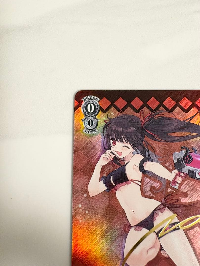 ヴァイスシュヴァルツ　富士見ファンタジア SP 戦争ごっこ　狂三　サイン