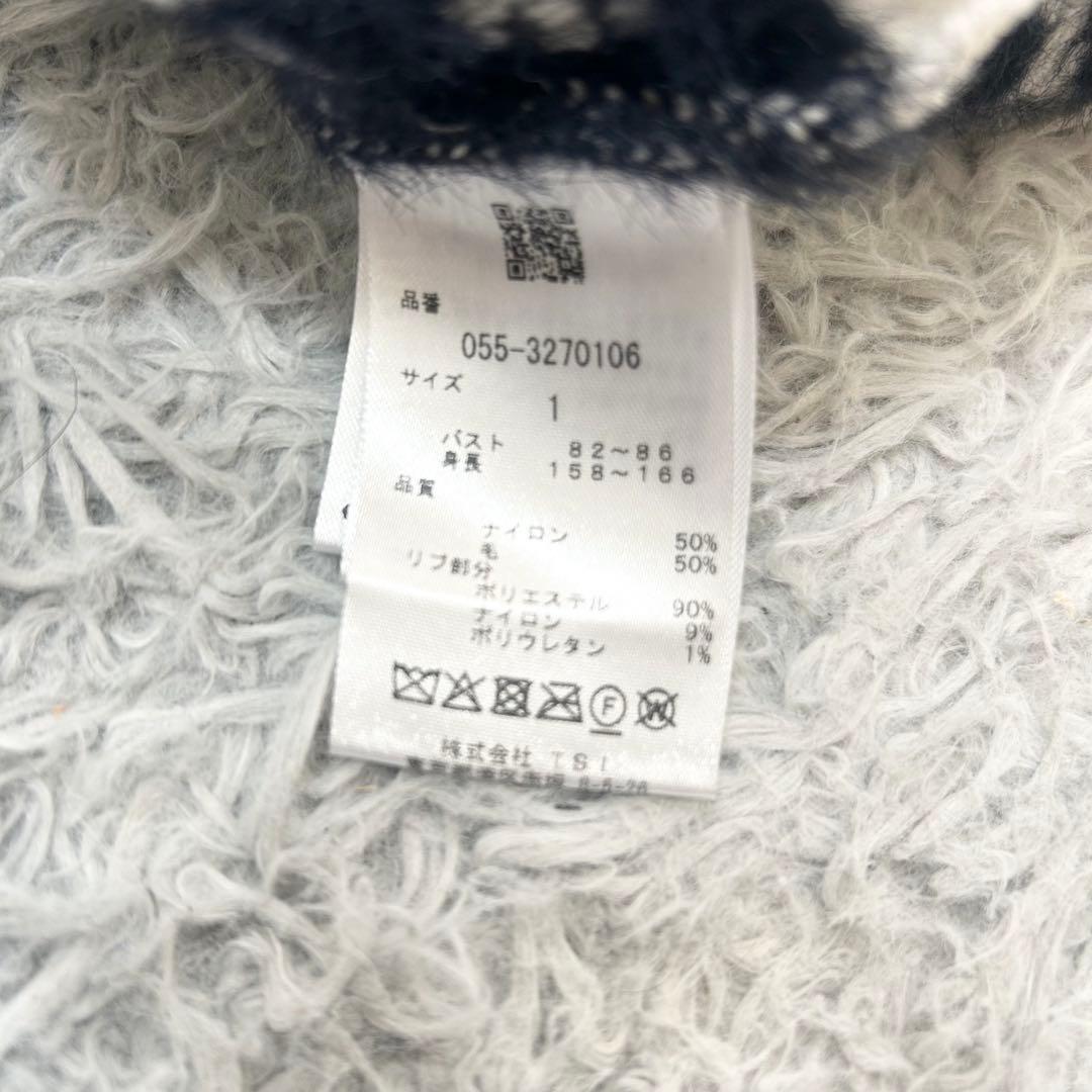 新品　パーリーゲイツ　パーカー　ニット　セーター　フーディ　ウール　サイズ1