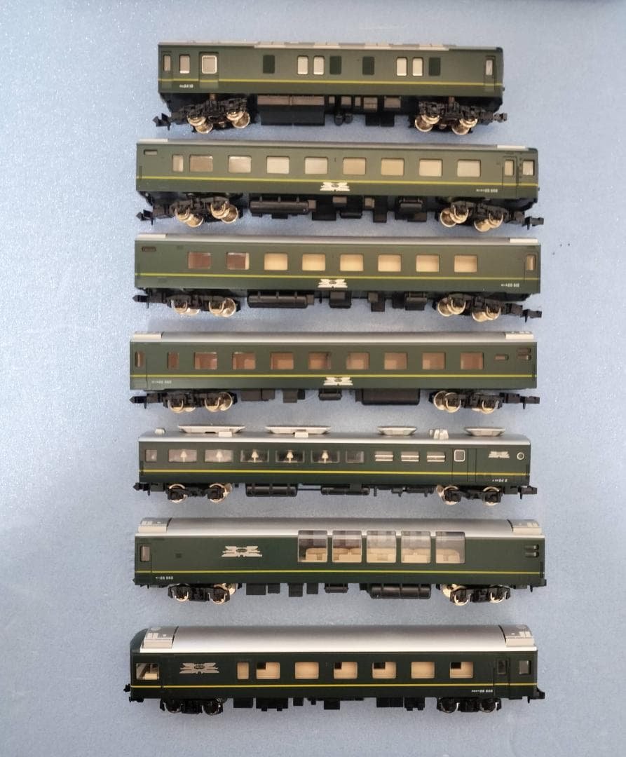 21　Nゲージ トワイライトエクスプレス　客車　7両セット