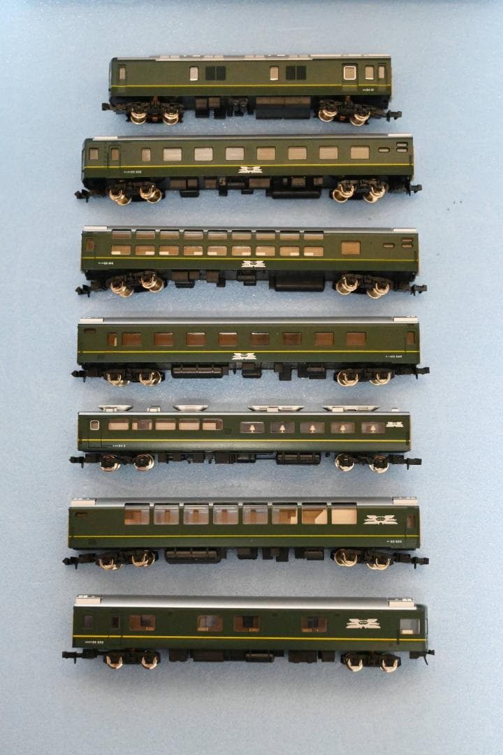 21　Nゲージ トワイライトエクスプレス　客車　7両セット