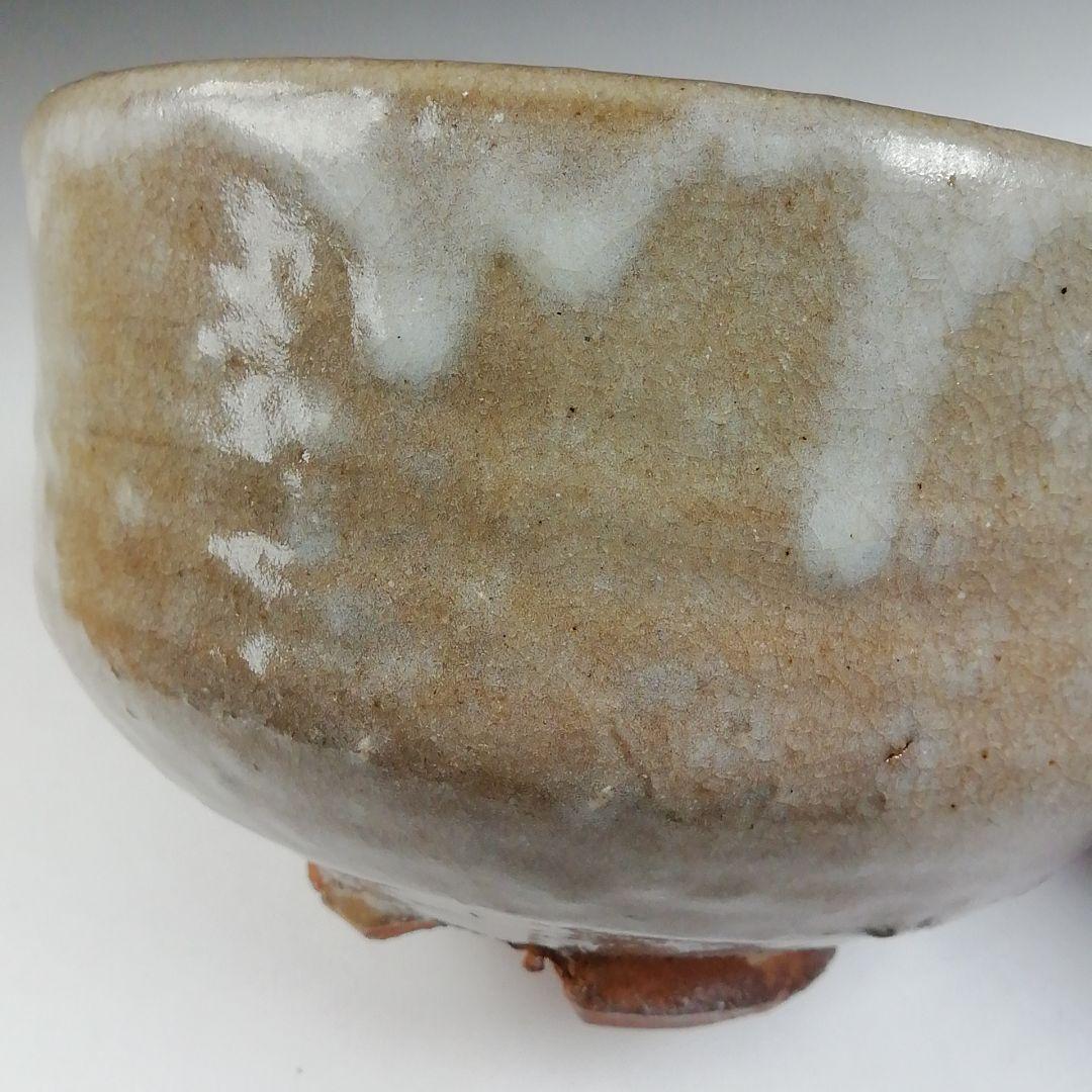 Ｔ７５５　茶碗　『萩茶碗』『小萩窯　厚東建信 造』　共箱　抹茶碗　茶道具